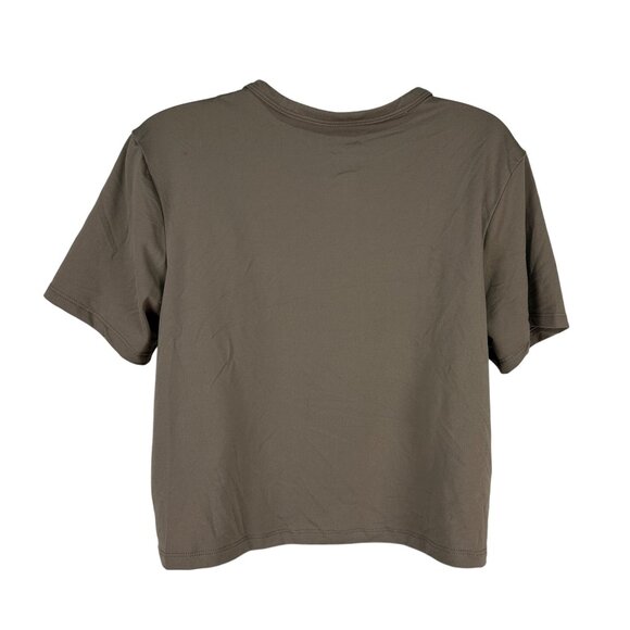 All In Motion Womens Relaxed Fit Crewneck T-Shirt Small Brown Moisture-Wicking - Picture 7 of 11